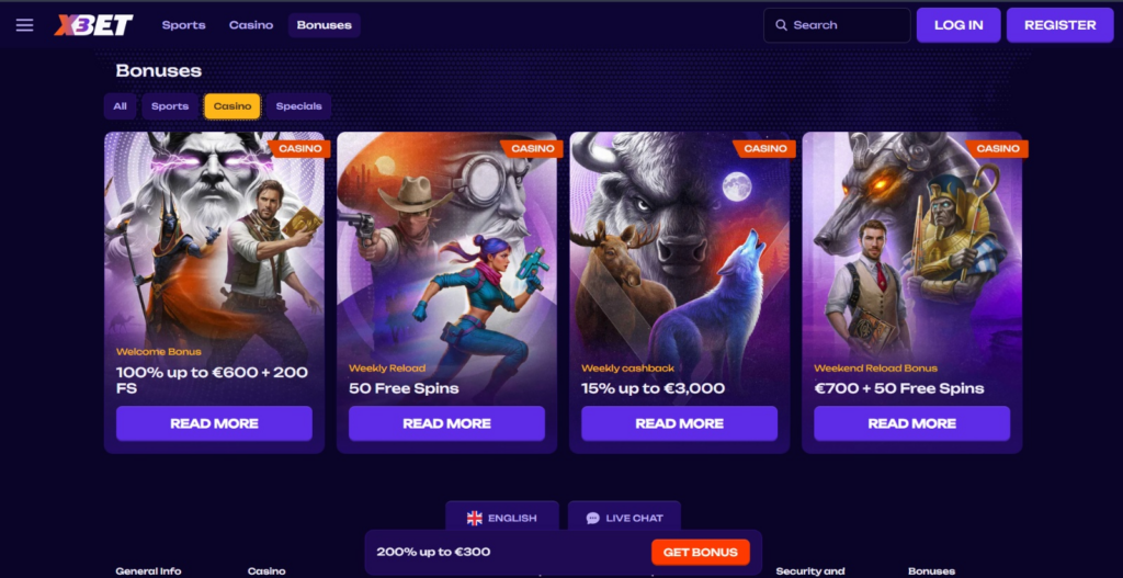 X3bet Casino